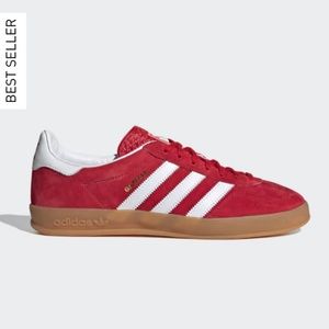 Adidas Gazelle Indoor Shoes Scarlet / Cloud White / Red